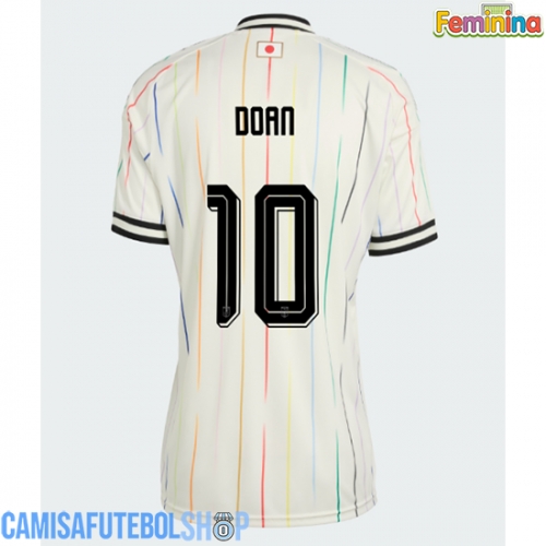 Camisa de time de futebol Japão Ritsu Doan #10 Replicas 2º Equipamento Feminina Mundo 2026 Manga Curta